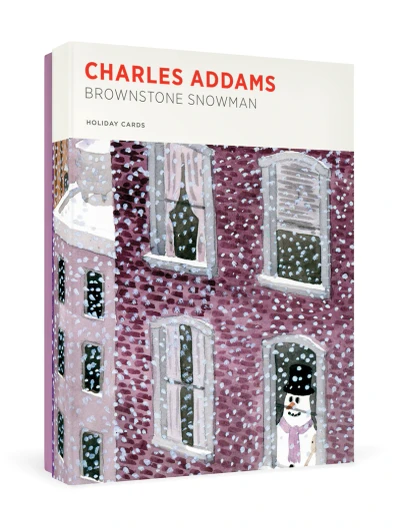 Charles Addams Brownstone Snowman Holiday Cards