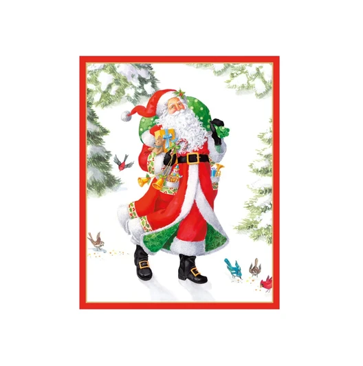 Snowy Santa Holiday Cards