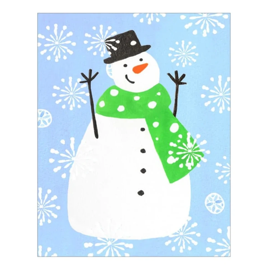 Smiling Snowman Holiday Cards