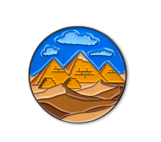 Pyramids Enamel Pin