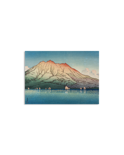 Hasui Sakurajima Kagoshima Acrylic Magnet