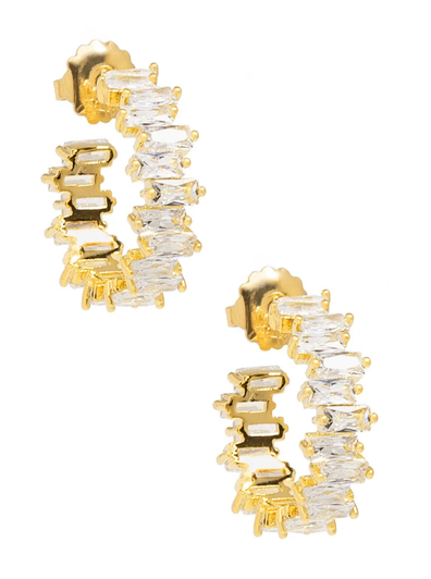 Crystal Hoop Earrings