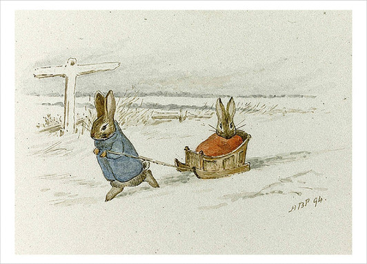 Beatrix Potter Holiday Cards