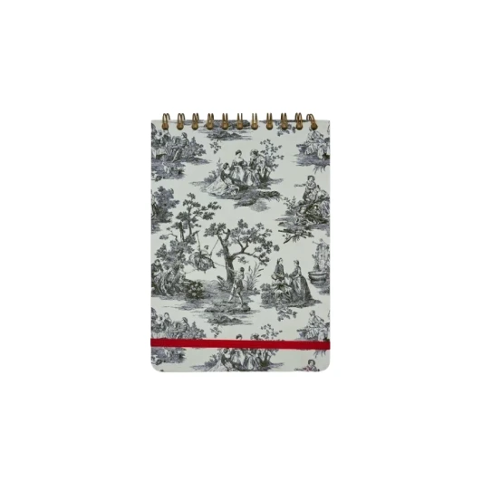 Noir Toile A5 Wire-O Notebook