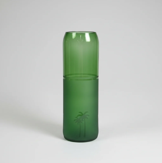 Palms Vase Green