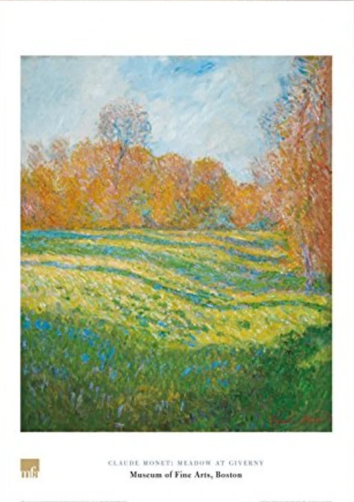 Claude Monet, Meadow at Giverny Poster