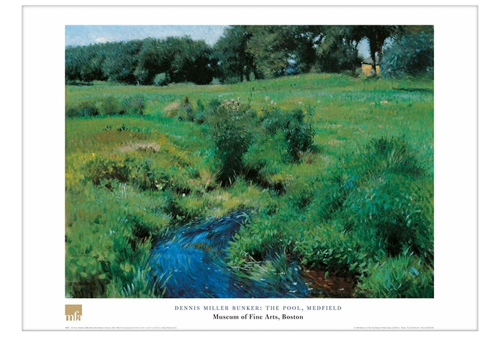 Dennis Miller Bunker, The Pool, Medfield Poster