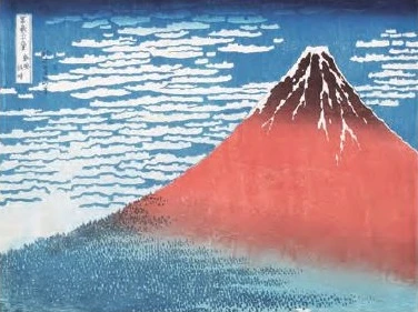 Katsushika Hokusai, Fine Wind, Clear Morning Poster