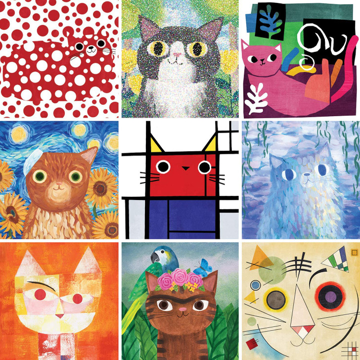 Artsy Cats Puzzle - 500 Pieces