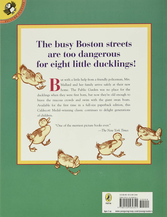 Make Way for Ducklings (Paperback)