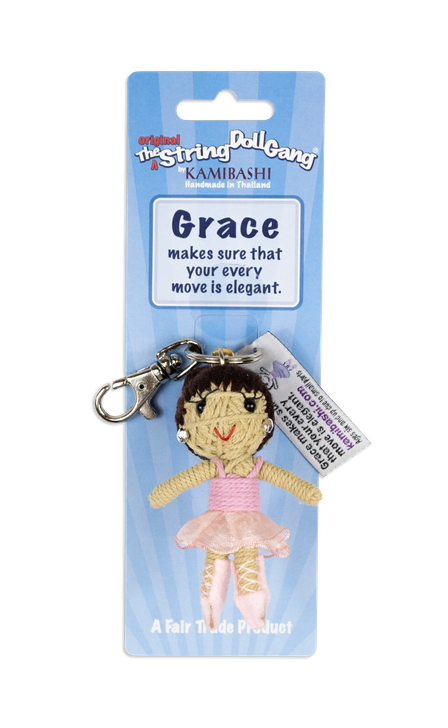Grace Ballerina String Doll Keychain