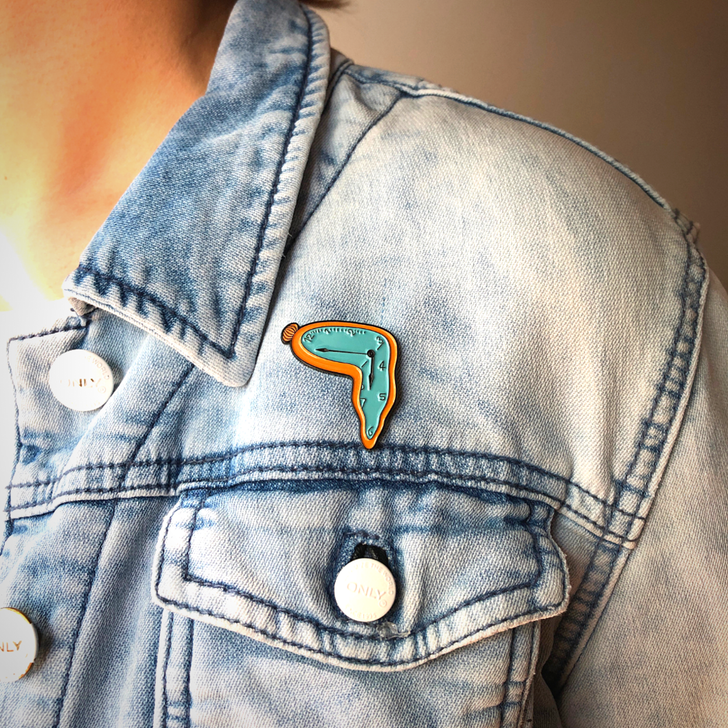 Dali "The Persistance of Memory"  Enamel Pin