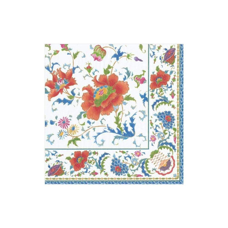 MFA Chinese Ceramic White Cocktail Napkins