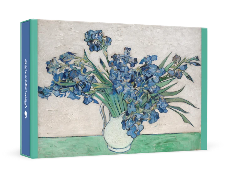 Van Gogh Irises Thank You Notecard Box