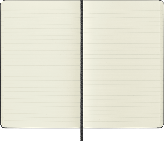 Moleskine Large Hardcover Black Ruled