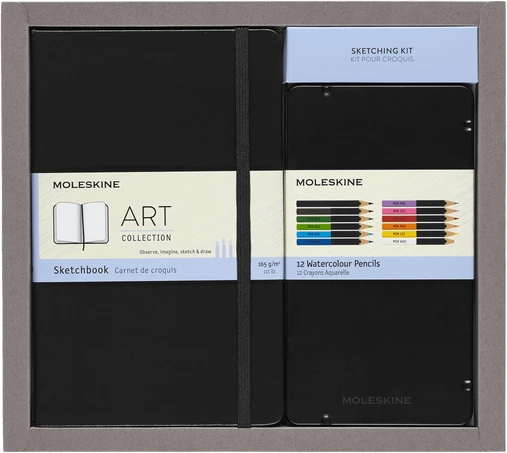 Moleskine Sketching Kit Watercolor Pencils
