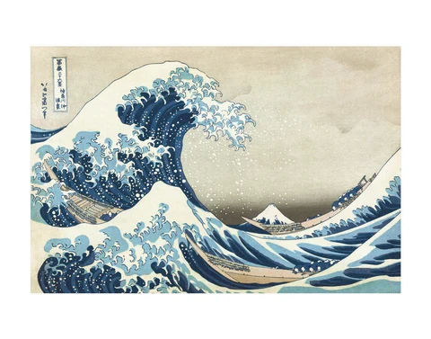 Hokusai Great Wave at Kanagawa 11x14 Matted