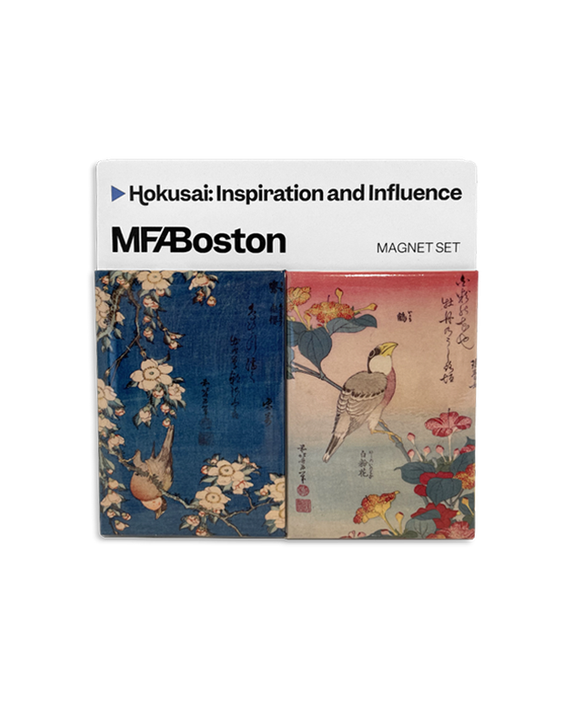 Hokusai Bullfinch Hawfinch Magnet Set