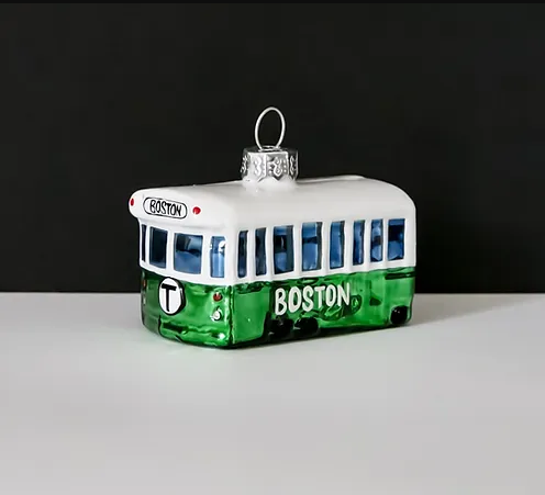Green Line Holiday Ornament