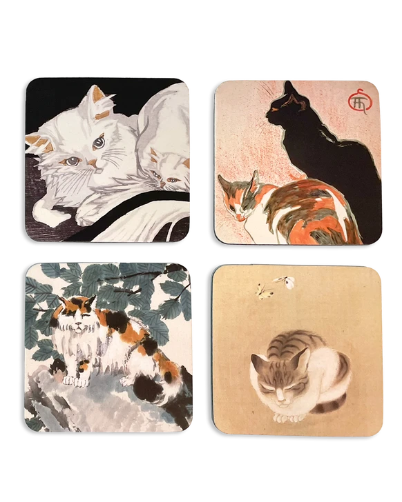 Cats Coaster Set 4