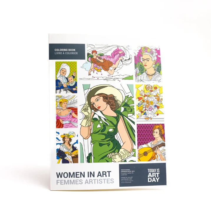 Women in Art Coloring Book