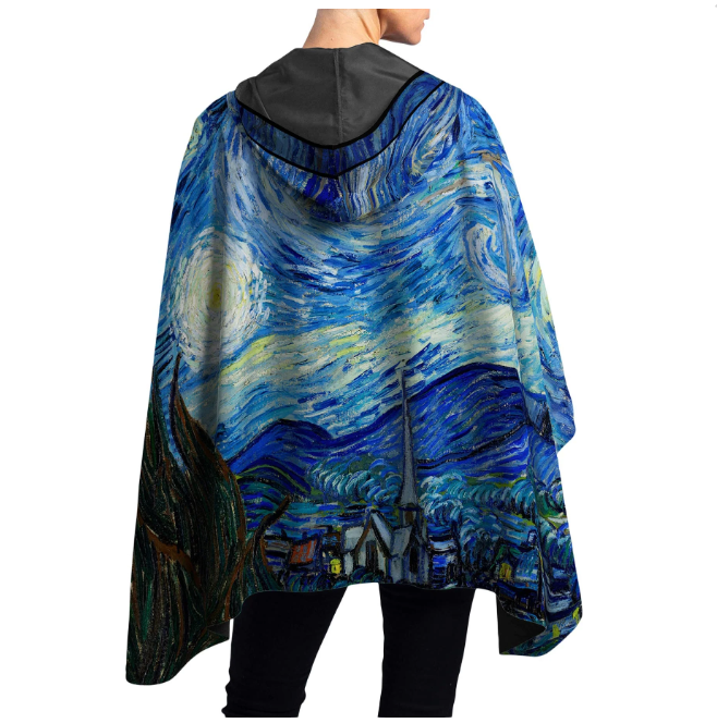 Van Gogh Starry Night Raincaper