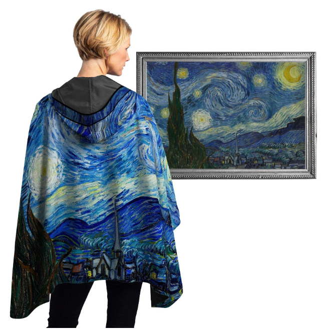 Van Gogh Starry Night Raincaper