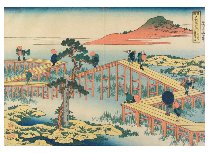 Hokusai Postcard Book