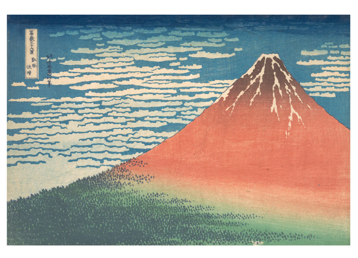 Hokusai Postcard Book