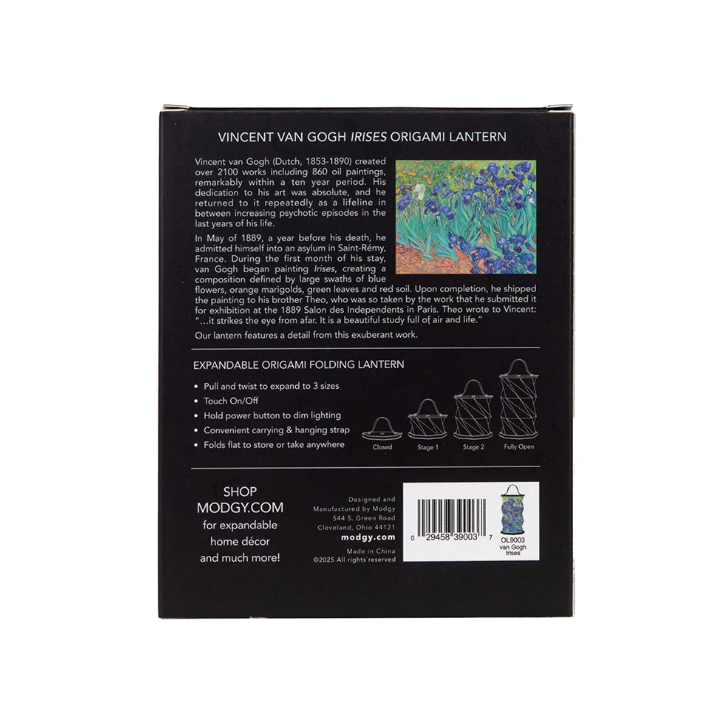 Van Gogh Irises Lantern