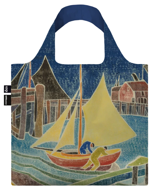 Lazell The White Sail Packable Tote Bag