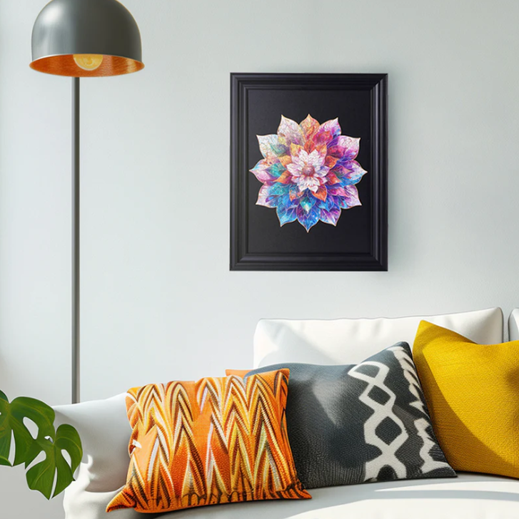 Mystic Mandala Flower 200 Piece Puzzle