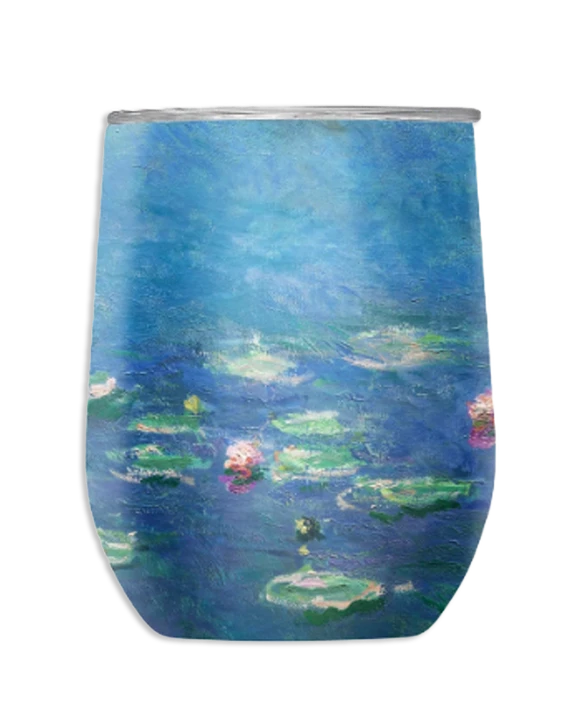 Monet Waterlilies Stemless Wine Tumbler