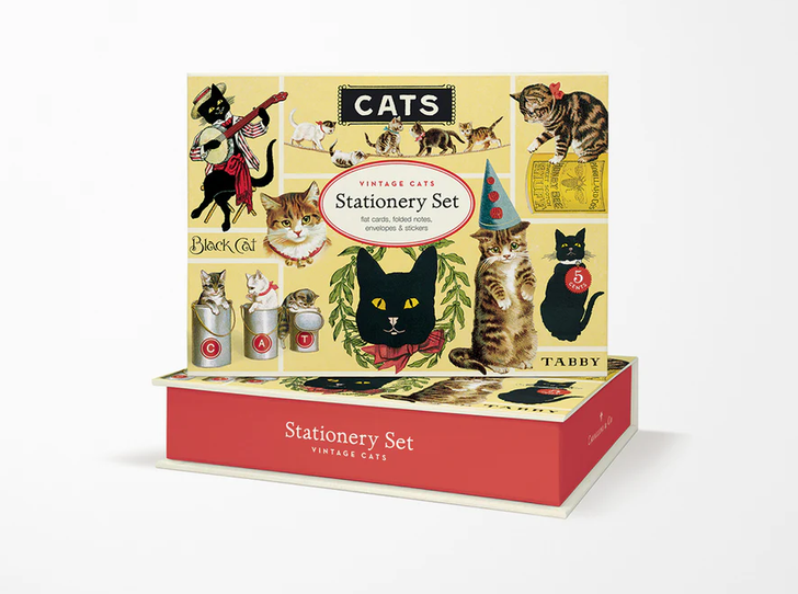 Vintage Cats Stationery