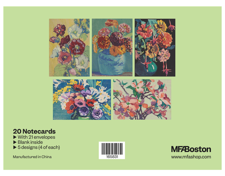 MFA Floral Woodcuts Notecard Wallet