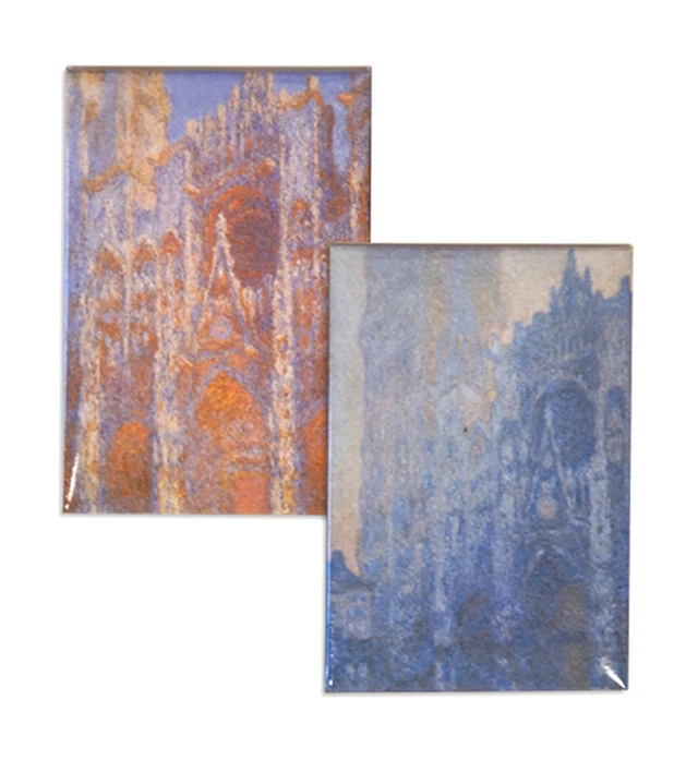 Monet Rouen Cathedral Magnets Set of 2
