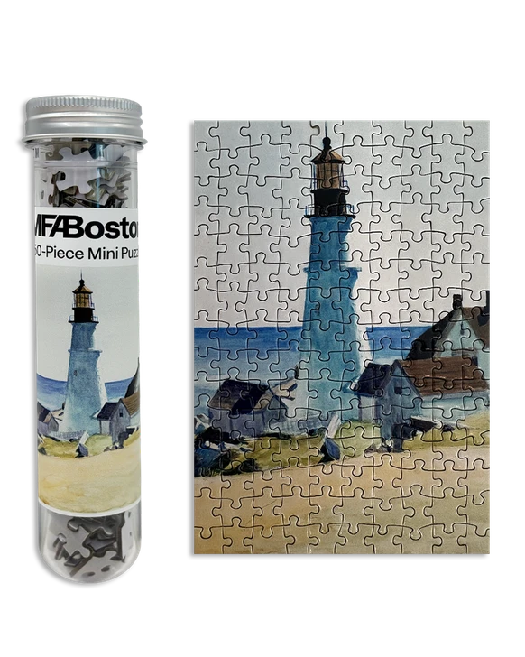 MFA Hopper Lighthouse and Buildings 150 Piece Puzzle
