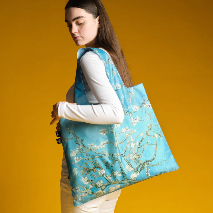 Van Gogh Almond Blossom Packable Tote Bag