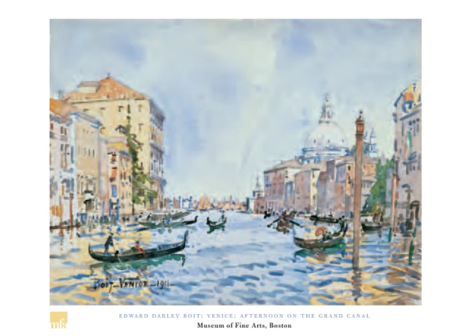 Boit Venice Afternoon on the Grand Canal Poster