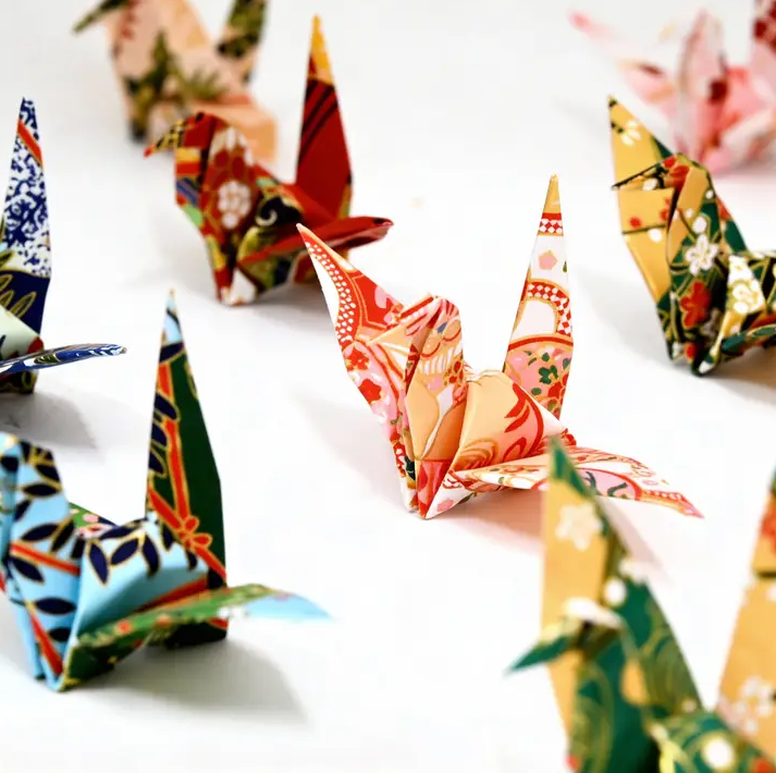 Origami Paper Cranes Pack of 12