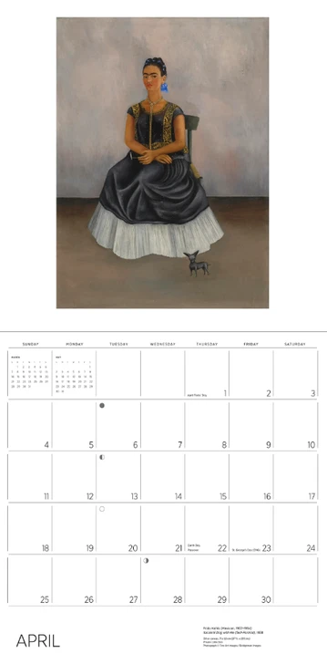 Frida Kahlo 2027 Wall Calendar