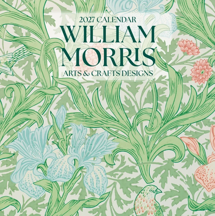 William Morris 2027 Wall Calendar