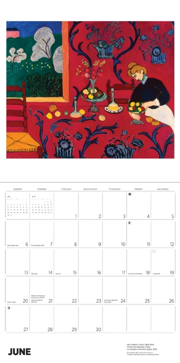 Matisse 2027 Wall Calendar