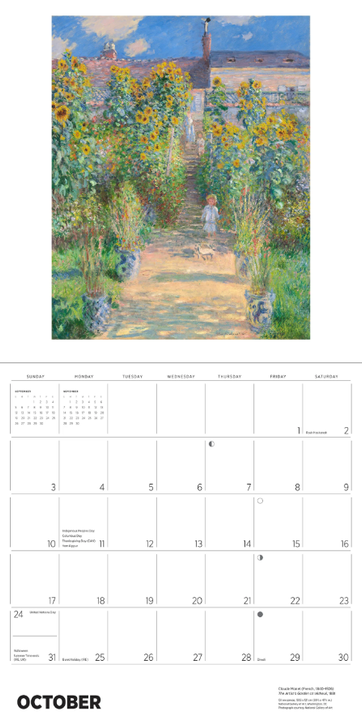 Monet 2027 Wall Calendar