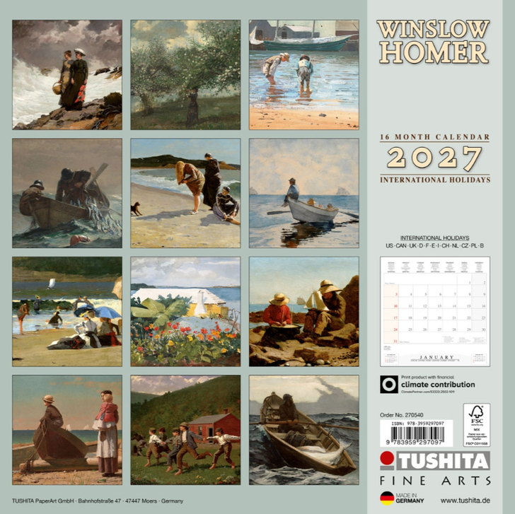 Homer 2027 Wall Calendar