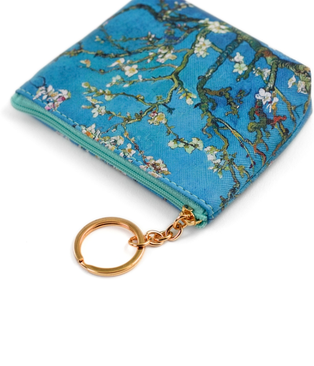 Van Gogh Almond Blossoms Keyring Coin Purse