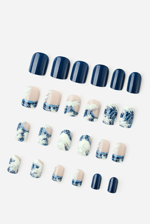 Hokusai Great Wave Press-On Nails