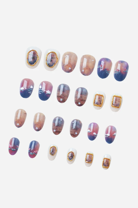 Monet Water Lilies Press-On Nails