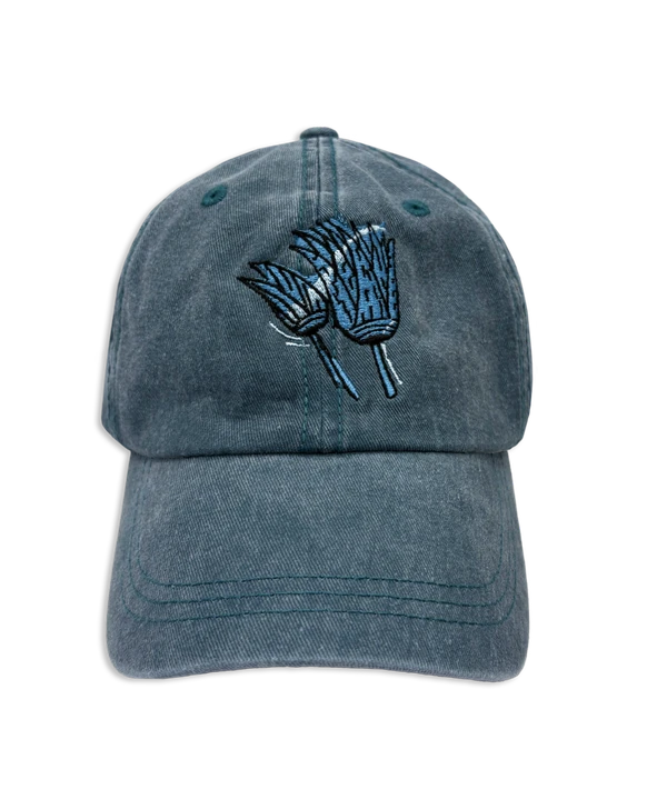 Lotus Embroidered Baseball Hat