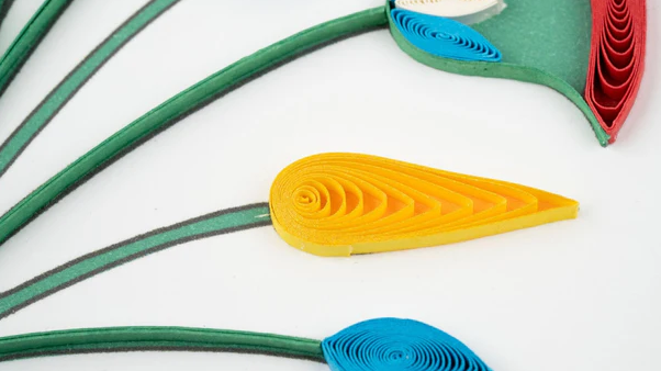 Egyptian Lotus Quilled Card